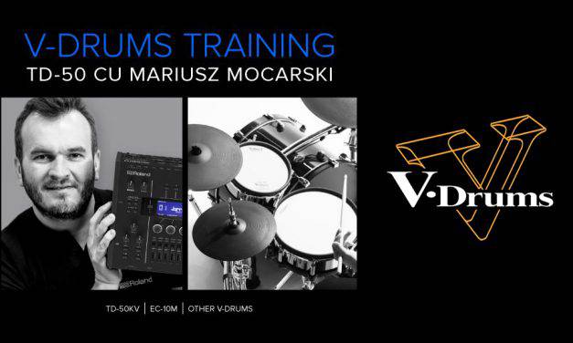 Training Roland V-Drums – Tobele electronice TD-50 cu Mariusz Mocarski la Zeedo Shop