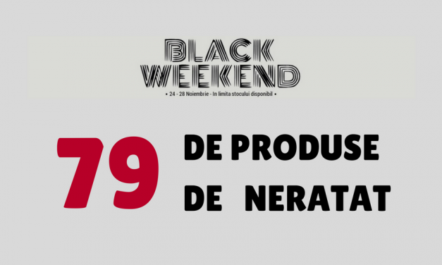 79 de produse de neratat din campania Black Weekend la Zeedo Shop