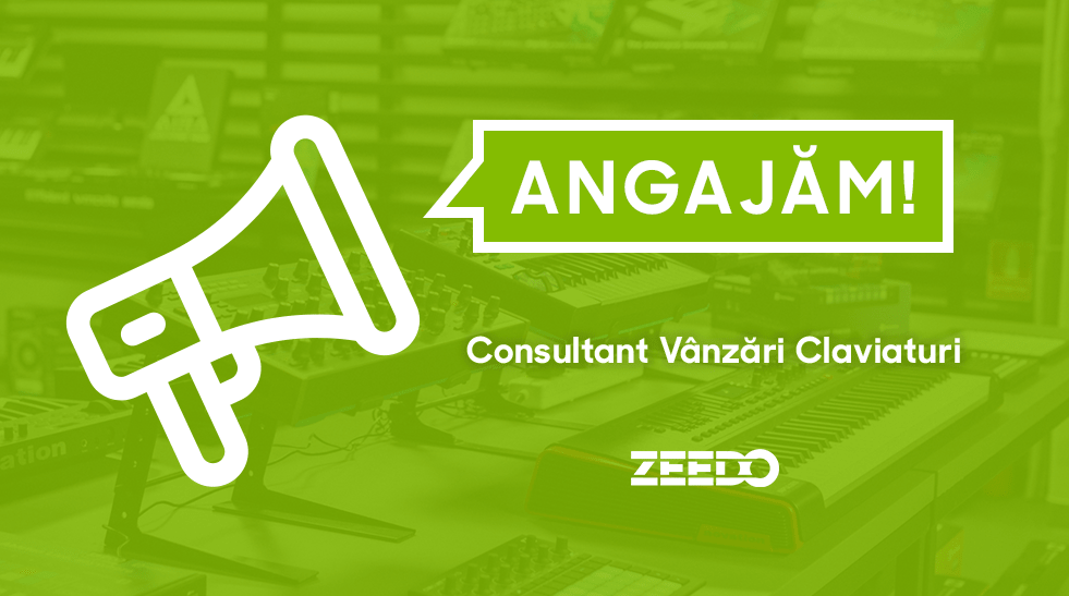 Angajam: Consultant Vanzari in Showroom – Specializare Piane /Claviaturi