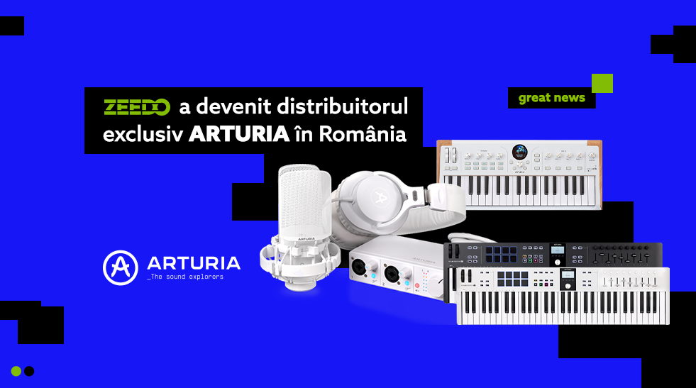 ZEEDO DEVINE DISTRIBUITOR OFICIAL ARTURIA ÎN ROMÂNIA