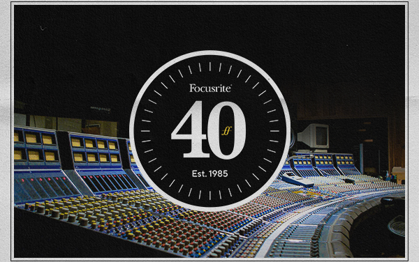 Focusrite la 40 de ani: povestea din spatele Scarlett